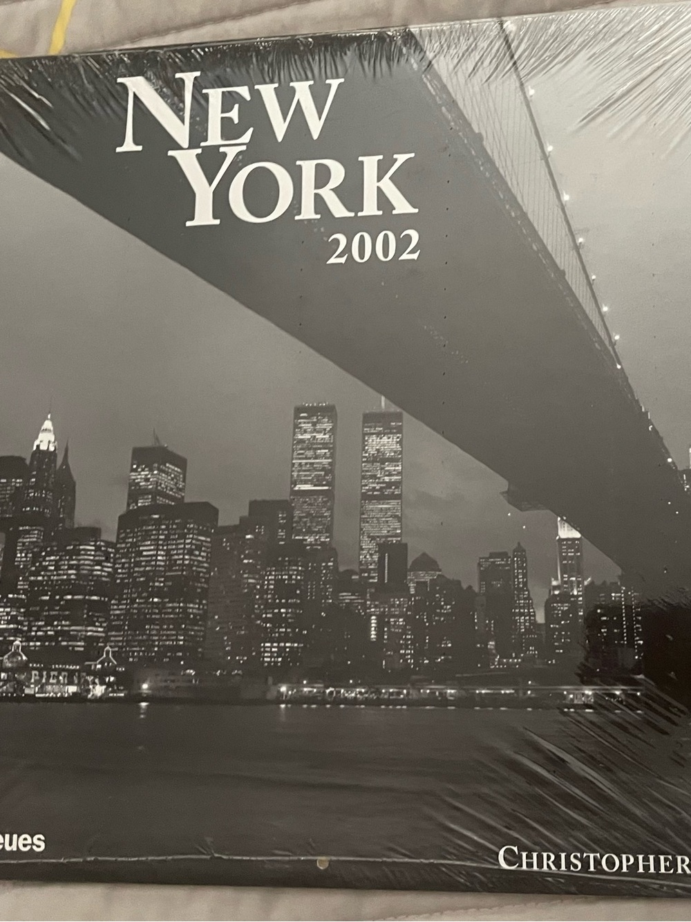 New York 2002 Wall Art Photo Print - Black & White-never opened-